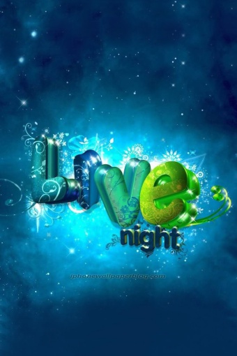 Love Night iPhone Wallpaper 3d