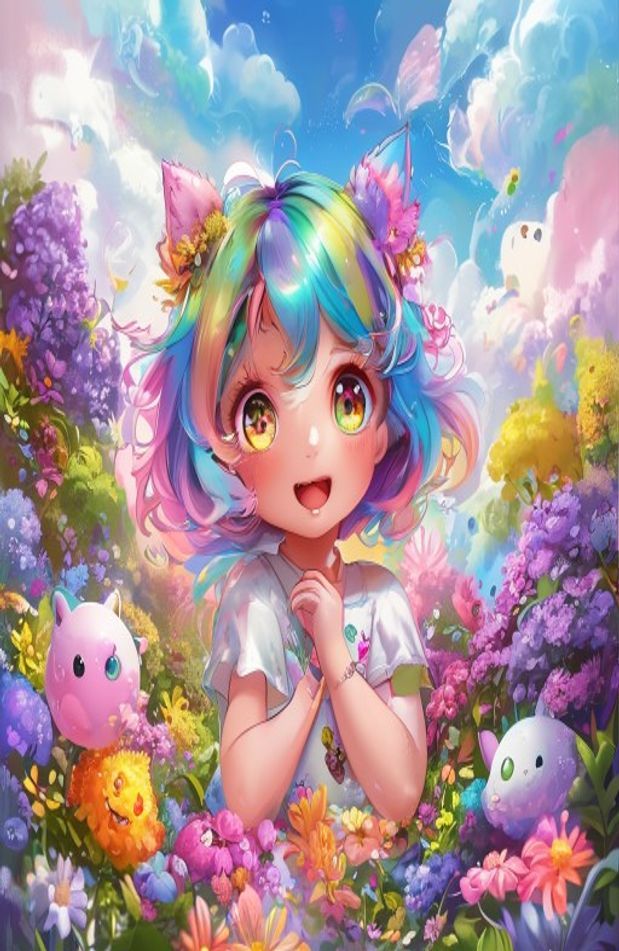Cute Anime Girls Wallpaper