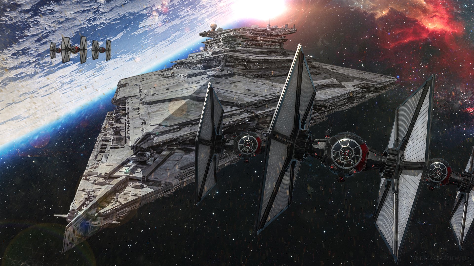 Star Wars 7 Le Rveil De La Force Star Wars Espace Star Destroyer