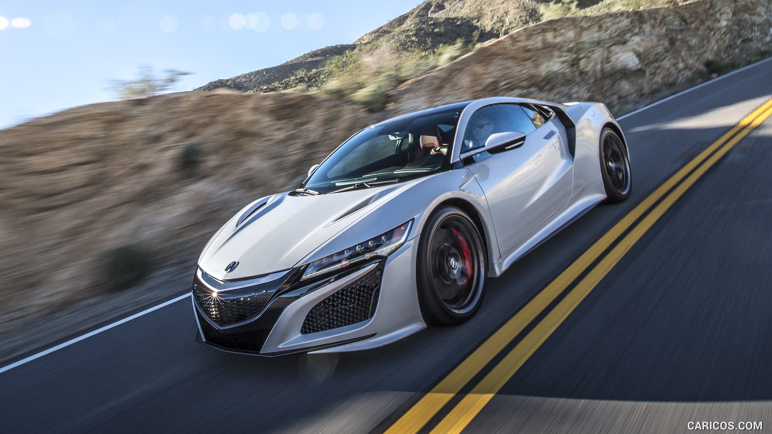 Acura Nsx White Front HD Wallpaper
