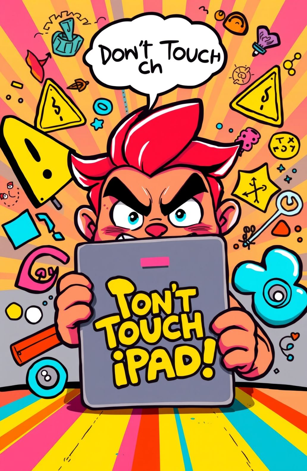 Don T Touch My iPad Wallpaper