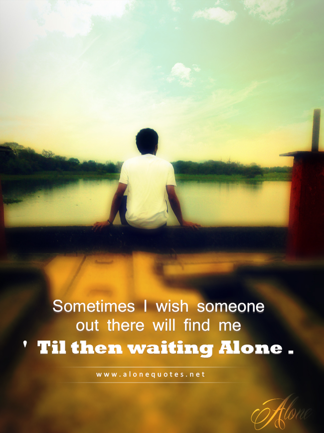 Alone Boy Wallpaper With Quotes