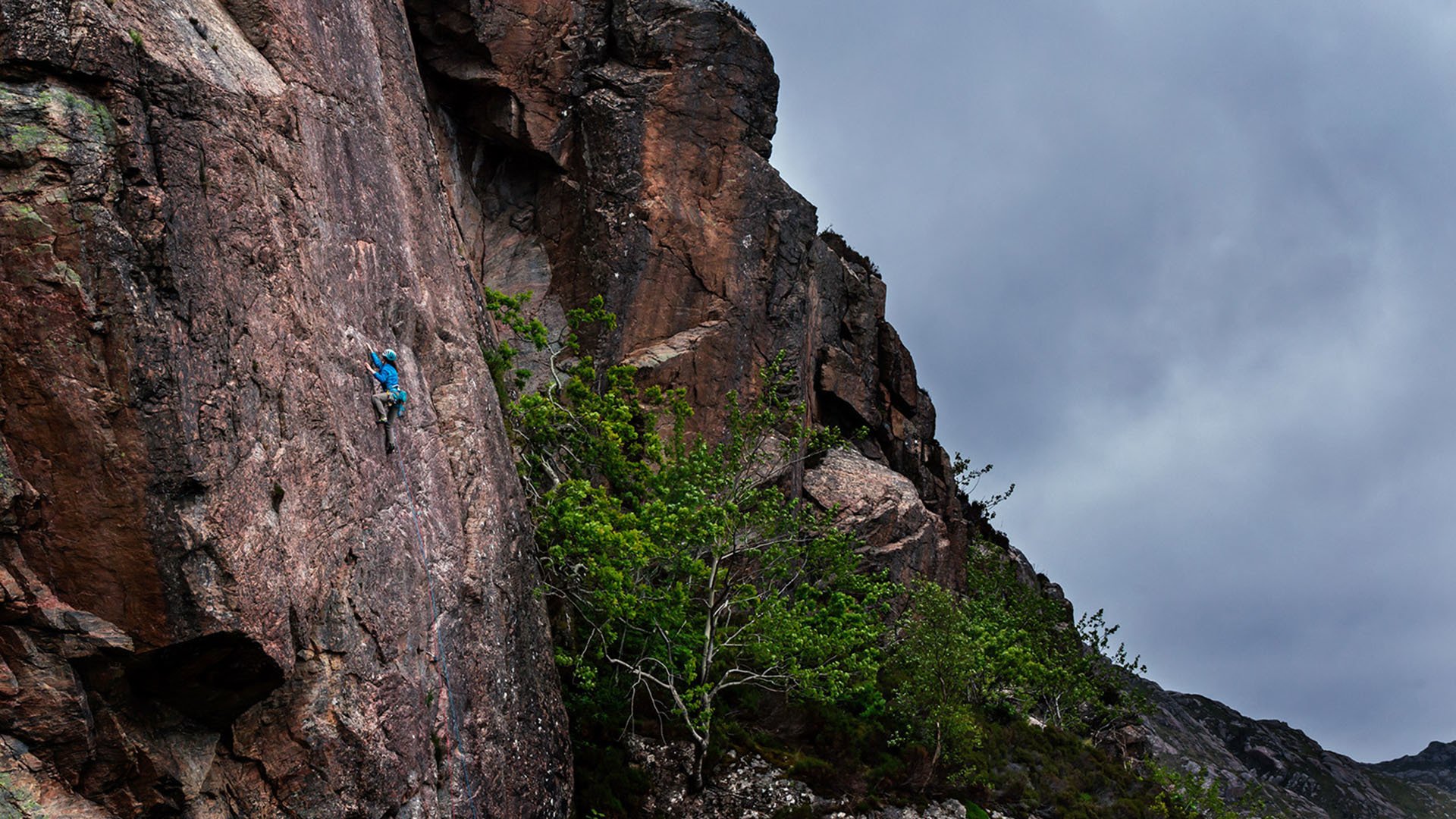 Outdoor Rock Climbing Wallpaper