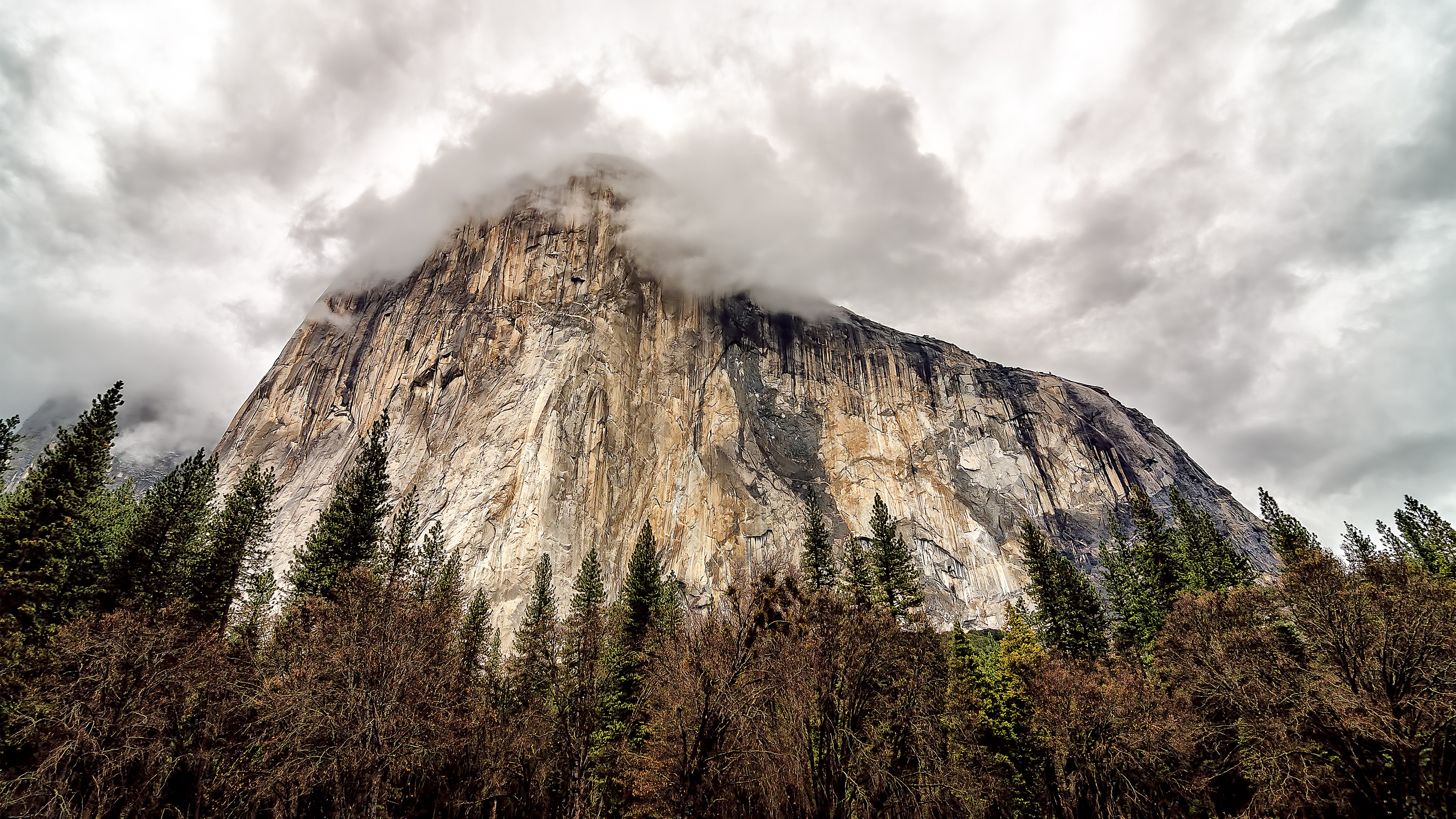 Yosemite Park Cliff 4k Desktop Wallpaper