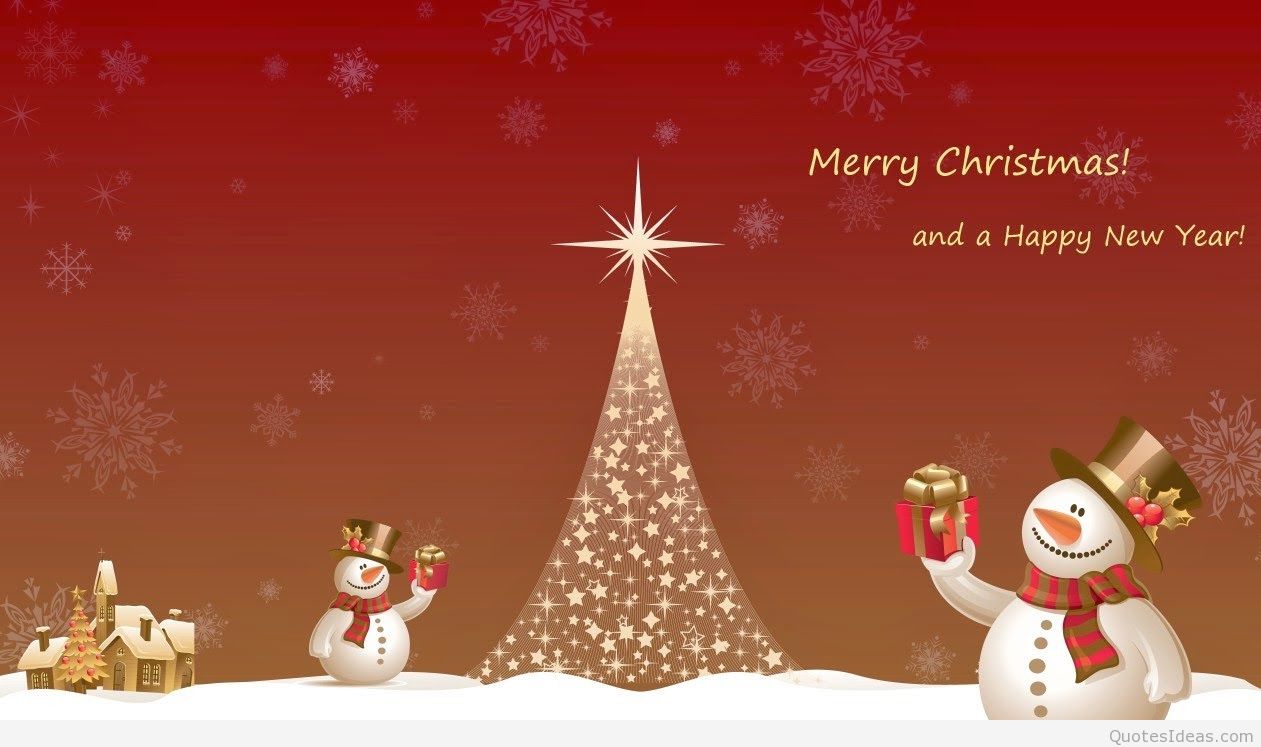 Funny Merry Christmas and Happy new year 2016 wallpaper 1261x747