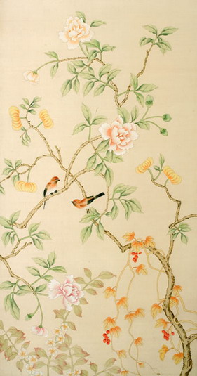 chinese wallpaper chinoiserie wallpaper silk wallpaper hand