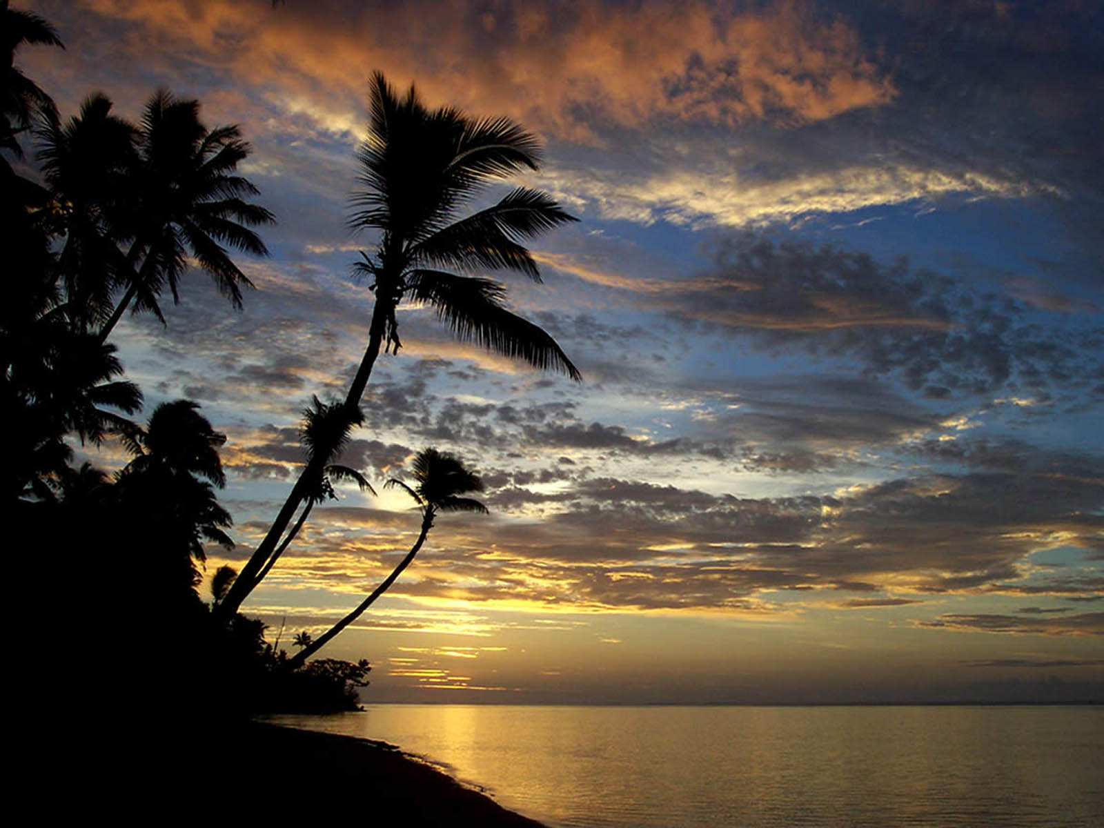 The Island Sunset Wallpaper Desktop