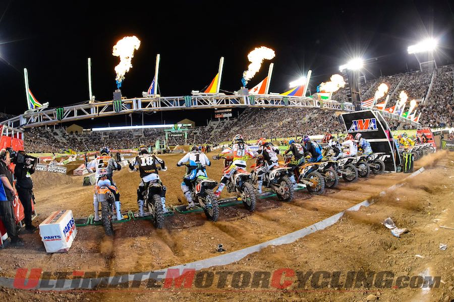 Chad Reed Stewart And Dungey Battle In Supercross Sx Start
