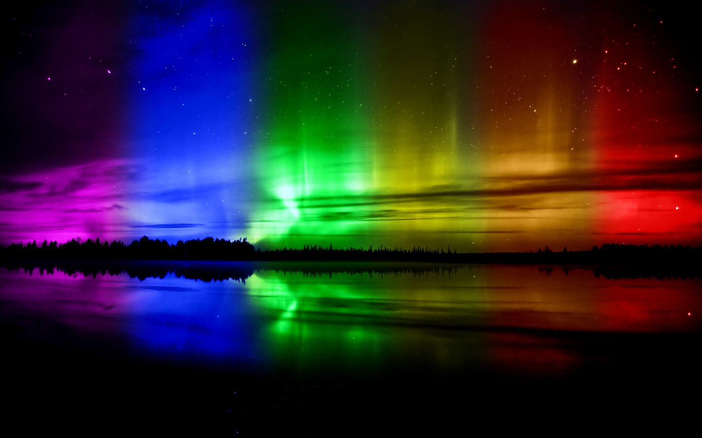 Lights Aurora Wallpaper Borealis Spectrum