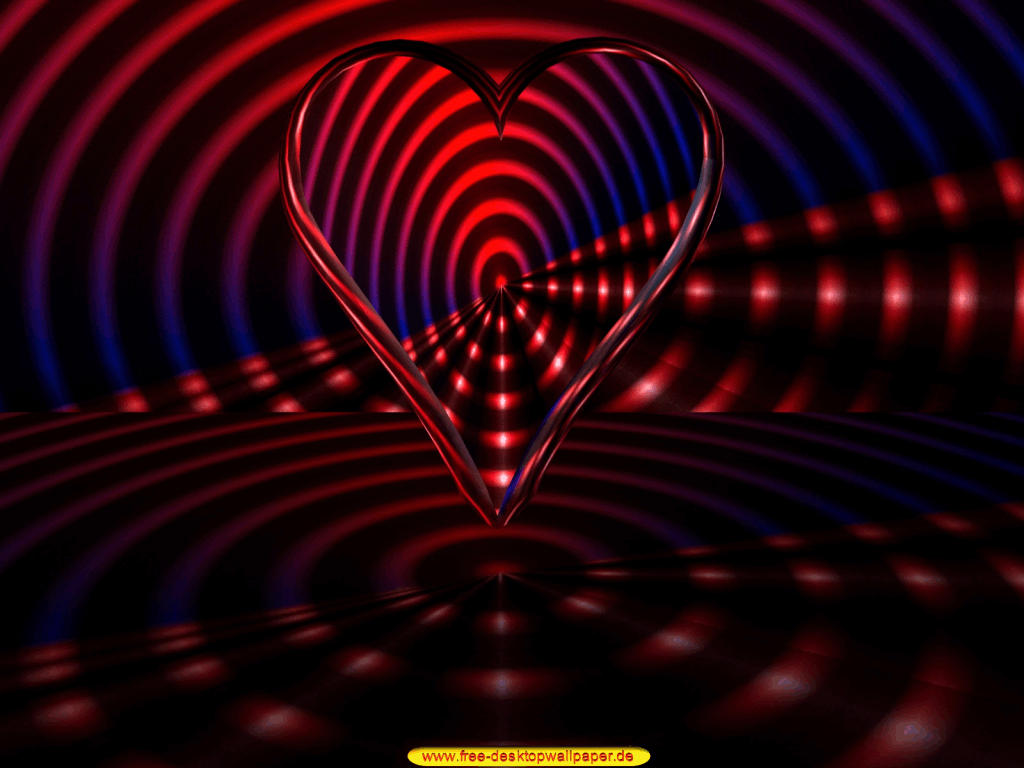 3D Moving Hearts Desktop Wallpaper WallpaperSafari
