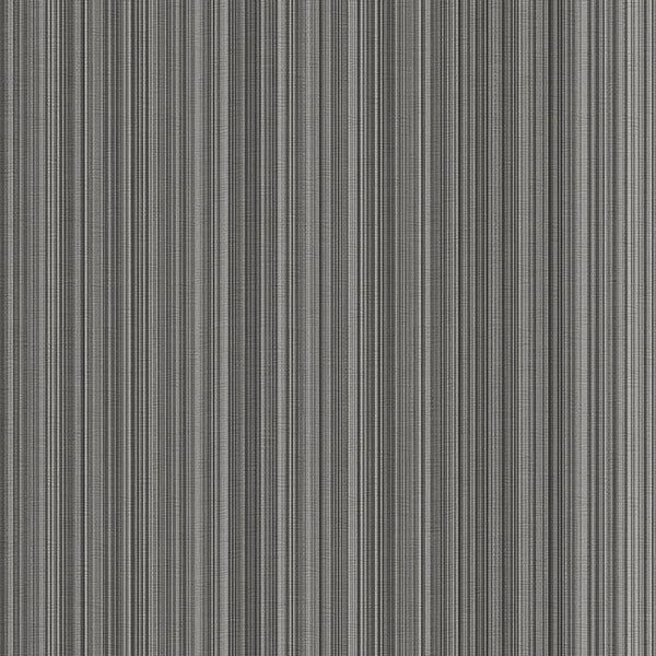Grey Black Stria Stripe Wallpaper Modern Striped Vinyl