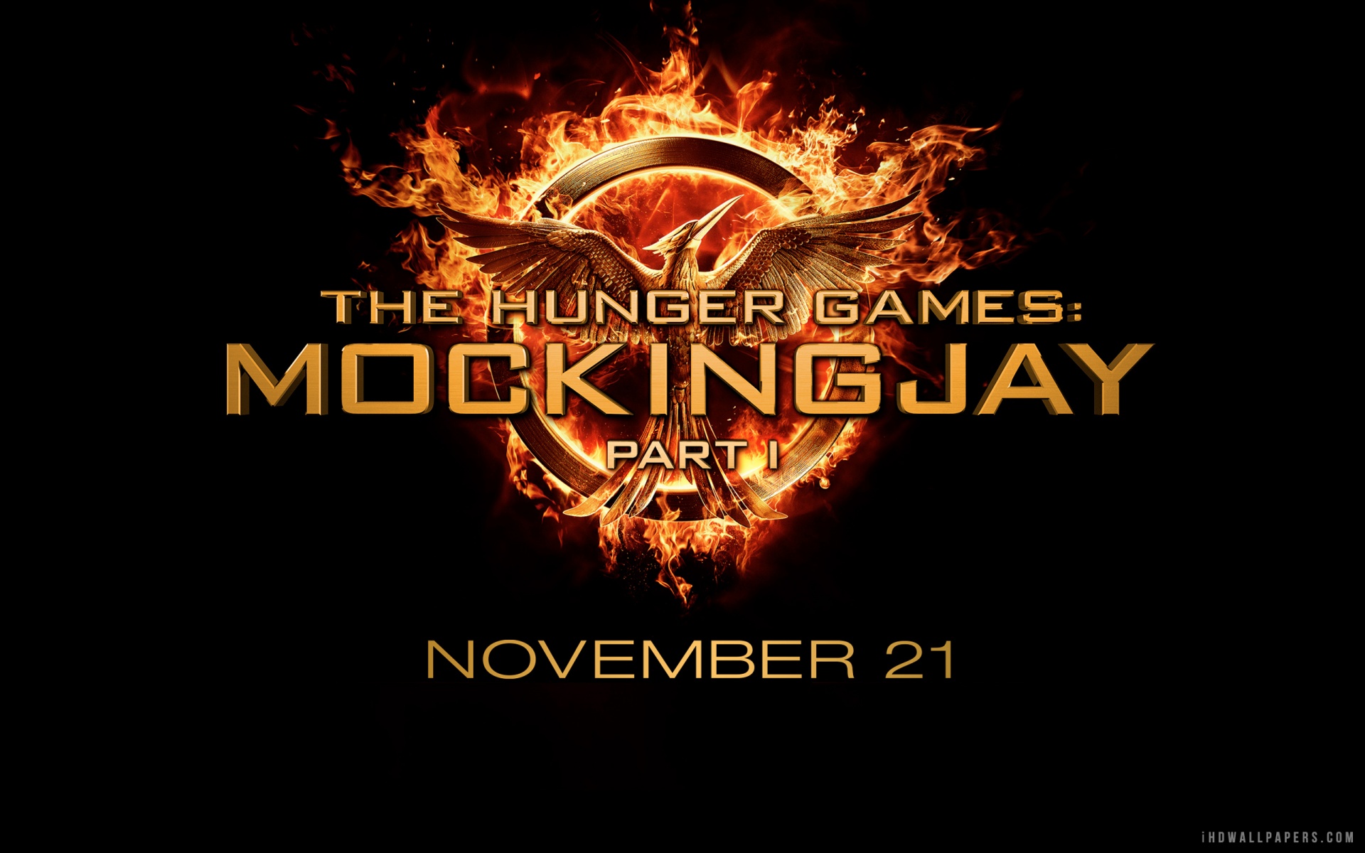 The Hunger Games Mockingjay Part 1 Title HD Wallpaper   iHD Wallpapers