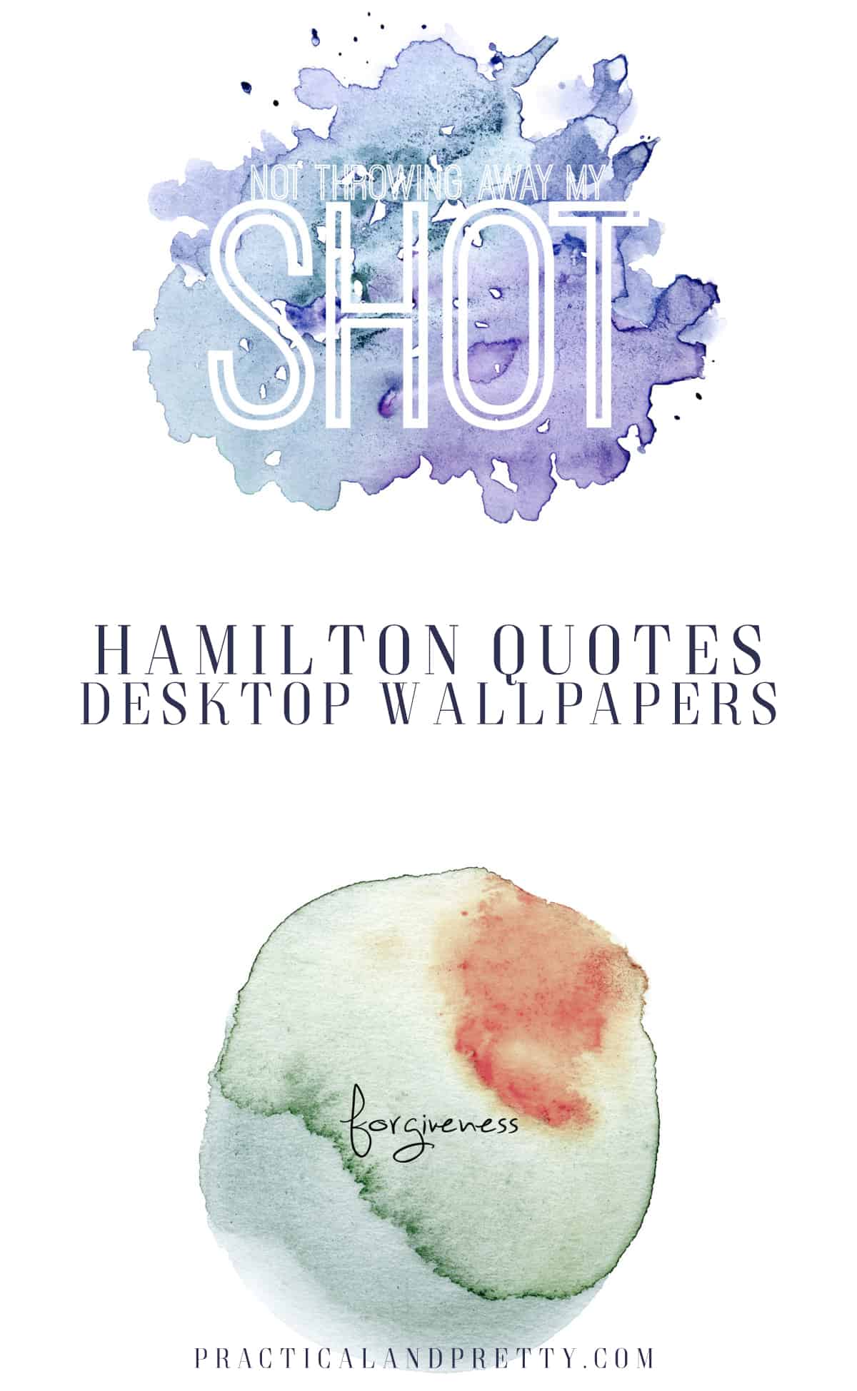 Hamilton Quote Wallpapers for Your Desktop   Practical and Pretty