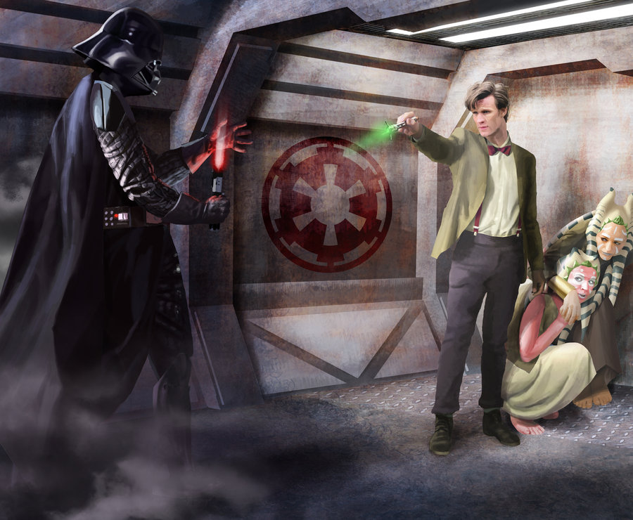Doctor Who Vs Darth Vader By Drombyb