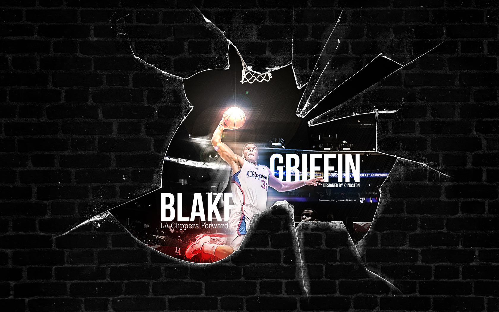 La Clippers Forward Blake Griffin By K1ngston