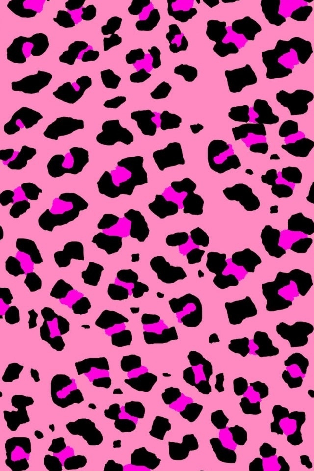 Pink Leopard Print iPhone HD Wallpaper