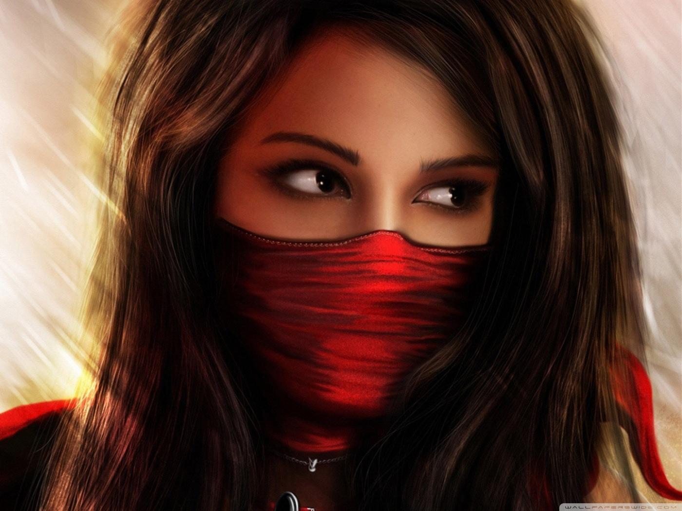 Ninja Girl Fantasy Ultra HD Desktop Background Wallpaper For 4k