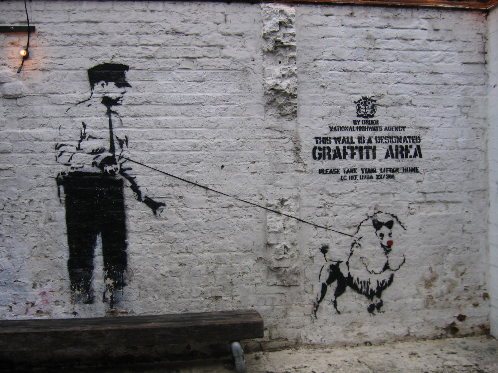 Graffiti Banksy Art Police Design For You All