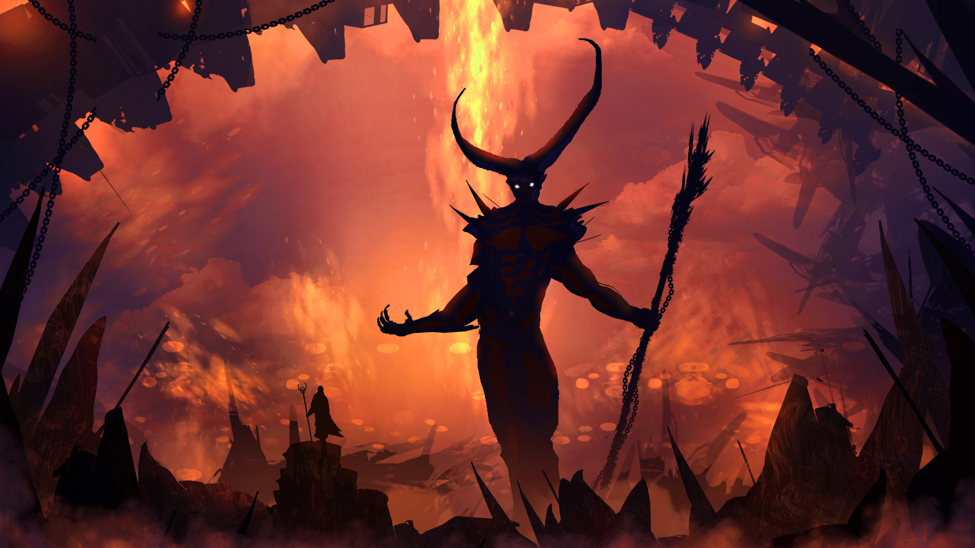 Ngo I Satan V Lucifer C N Nh Ng Con Qu O Kh M Gi S Wallpaper