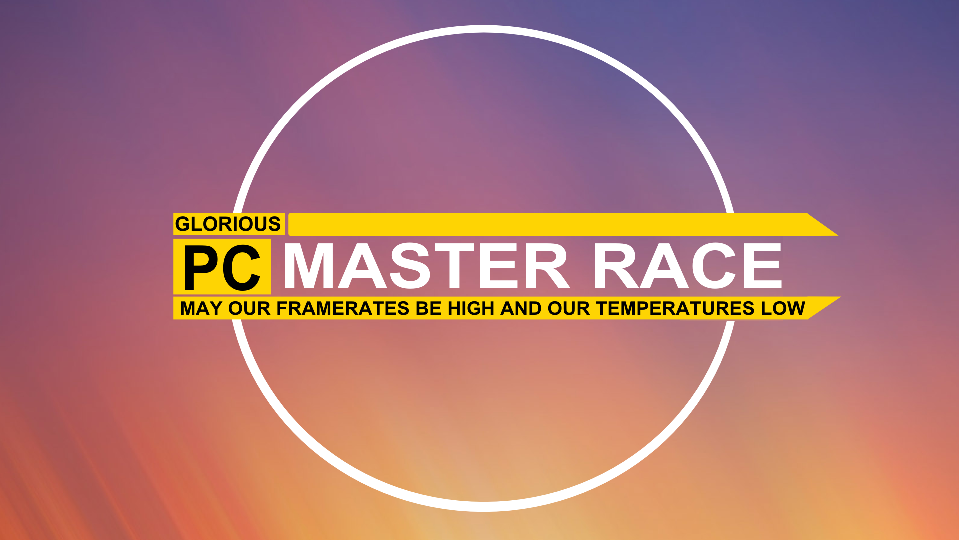 Pc Master Race Full HD Wallpaper And Background