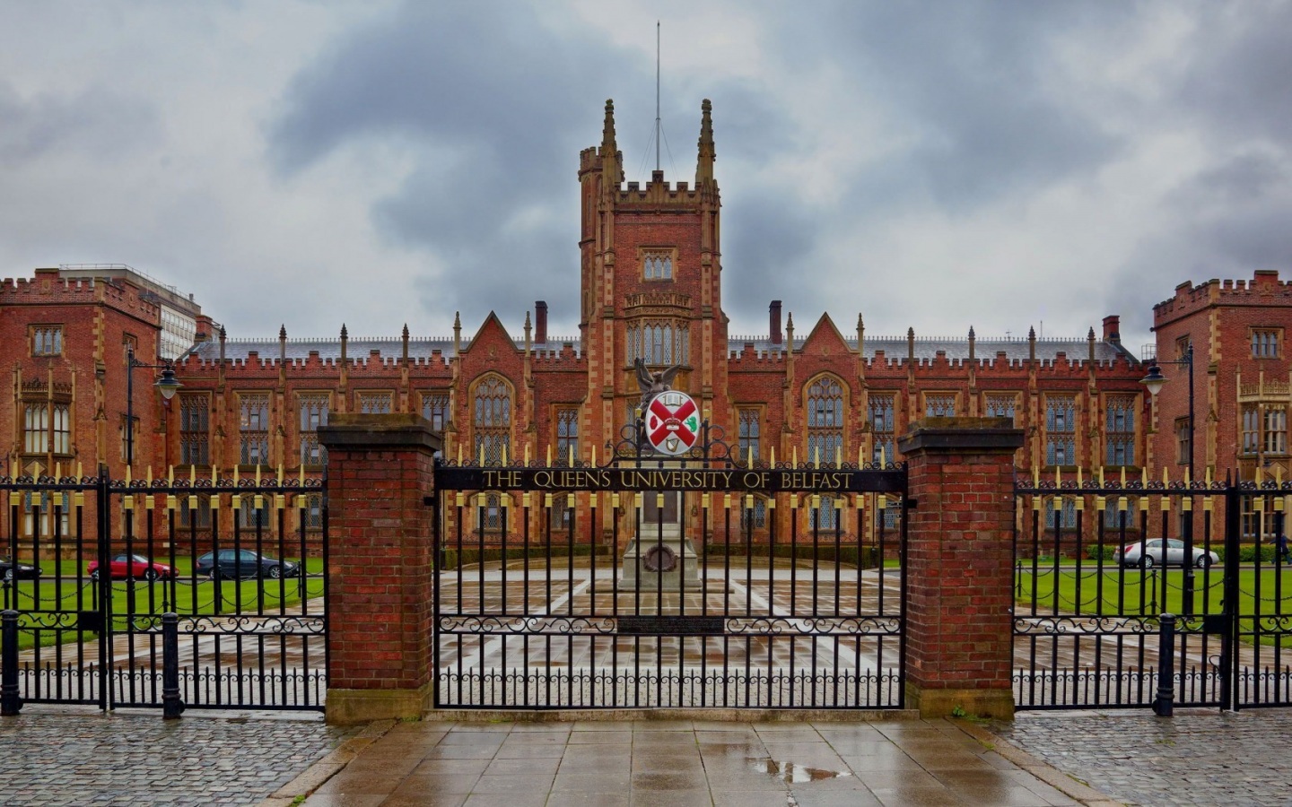 Queens University Belfast Northern Ireland Hintergrundbilder Foto
