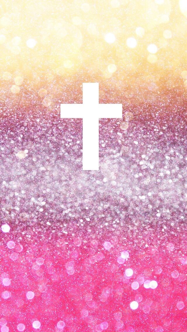 Girly Cross iPhone Wallpaper