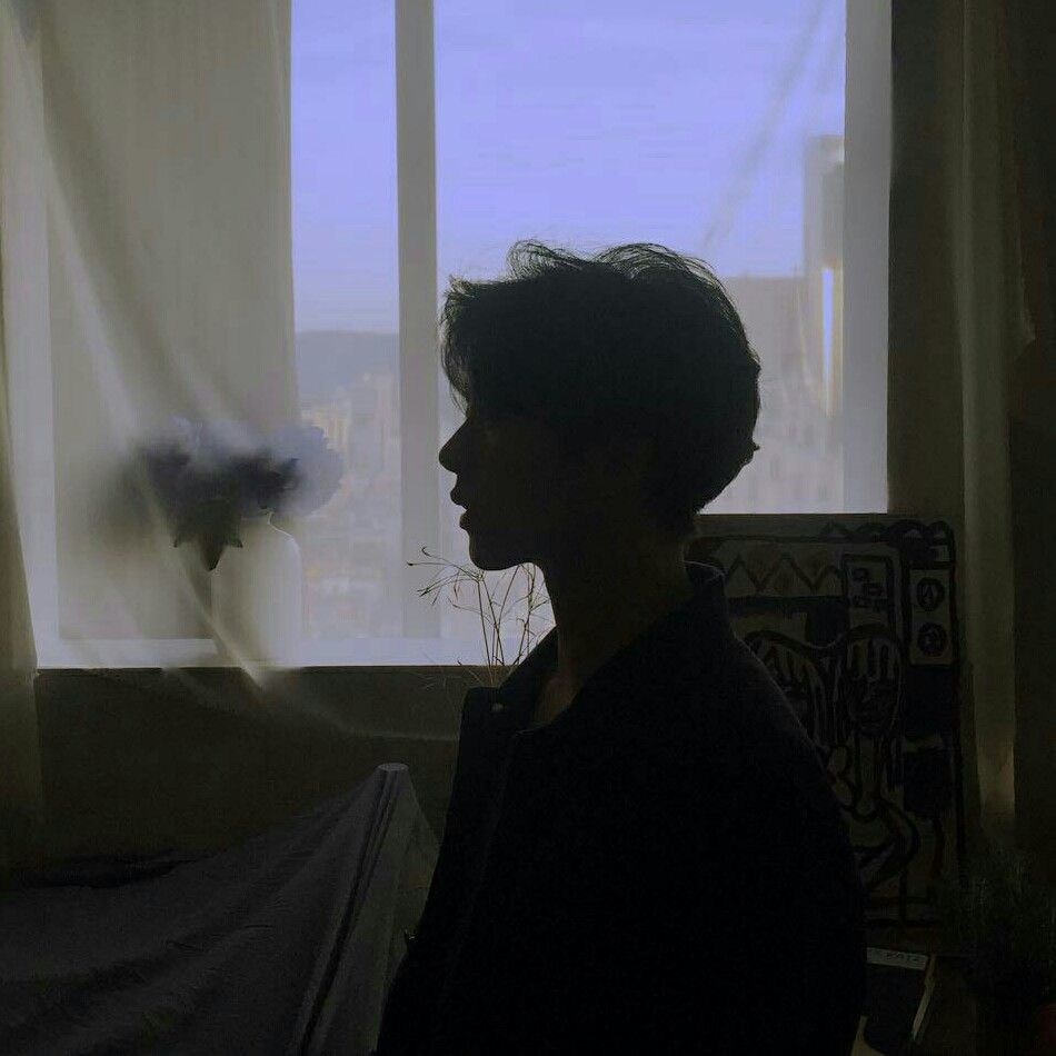 Aesthetic Shadow Picture Boy Wallpaper