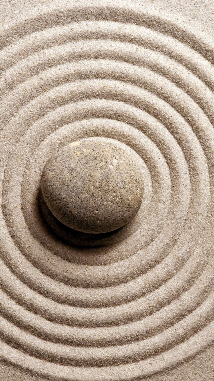 🔥 Free download Download Wallpaper 750x1334 Stone Sand Harmony Zen