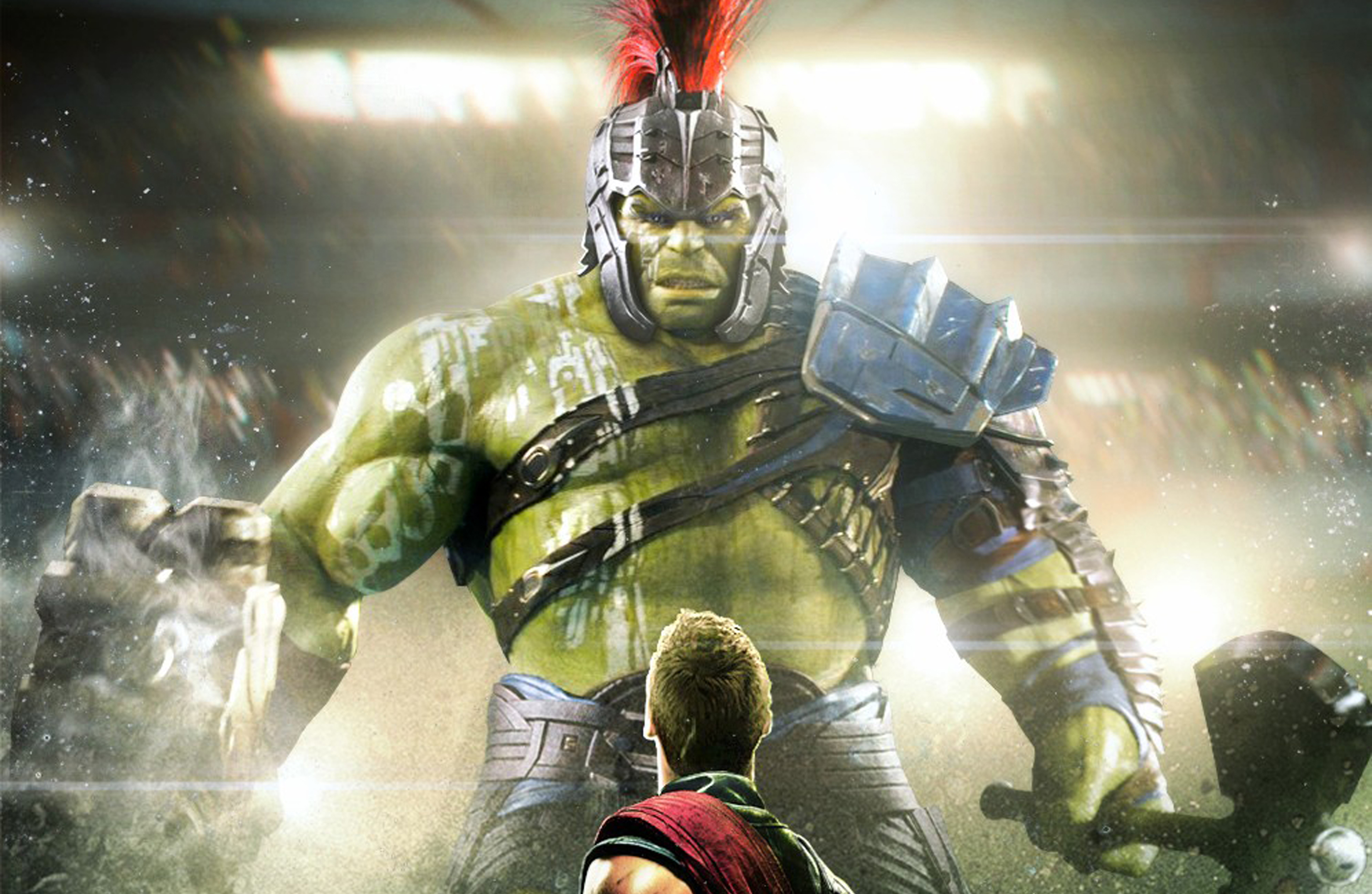 Thor And Hulk In Rangnarok HD Movies 4k Wallpaper Image