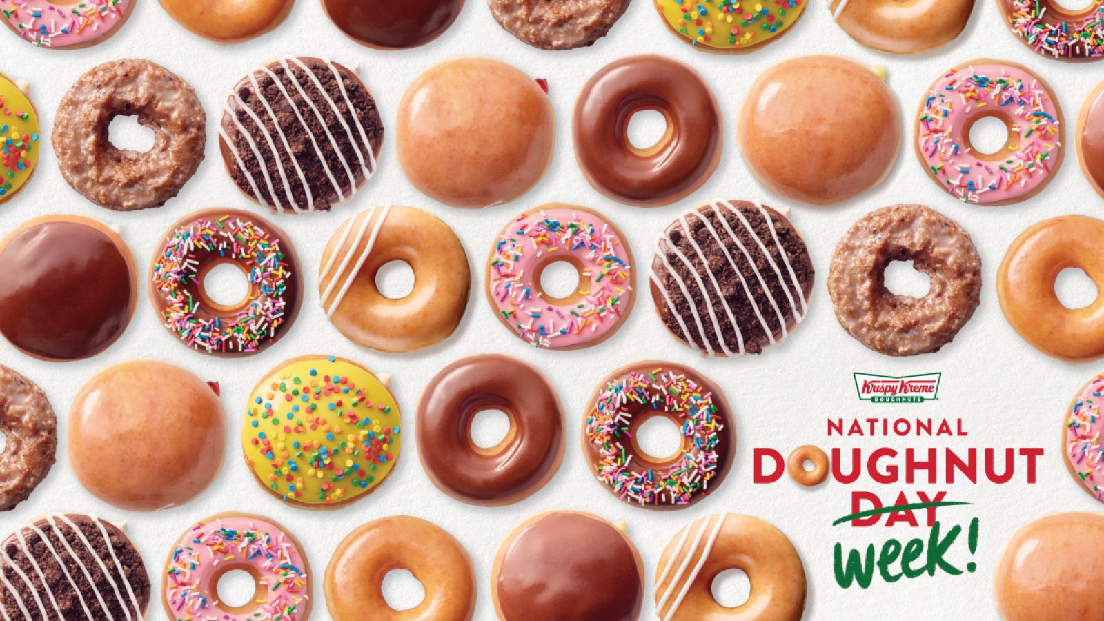 Kreme donuts krispy birthday celebrate giving away its