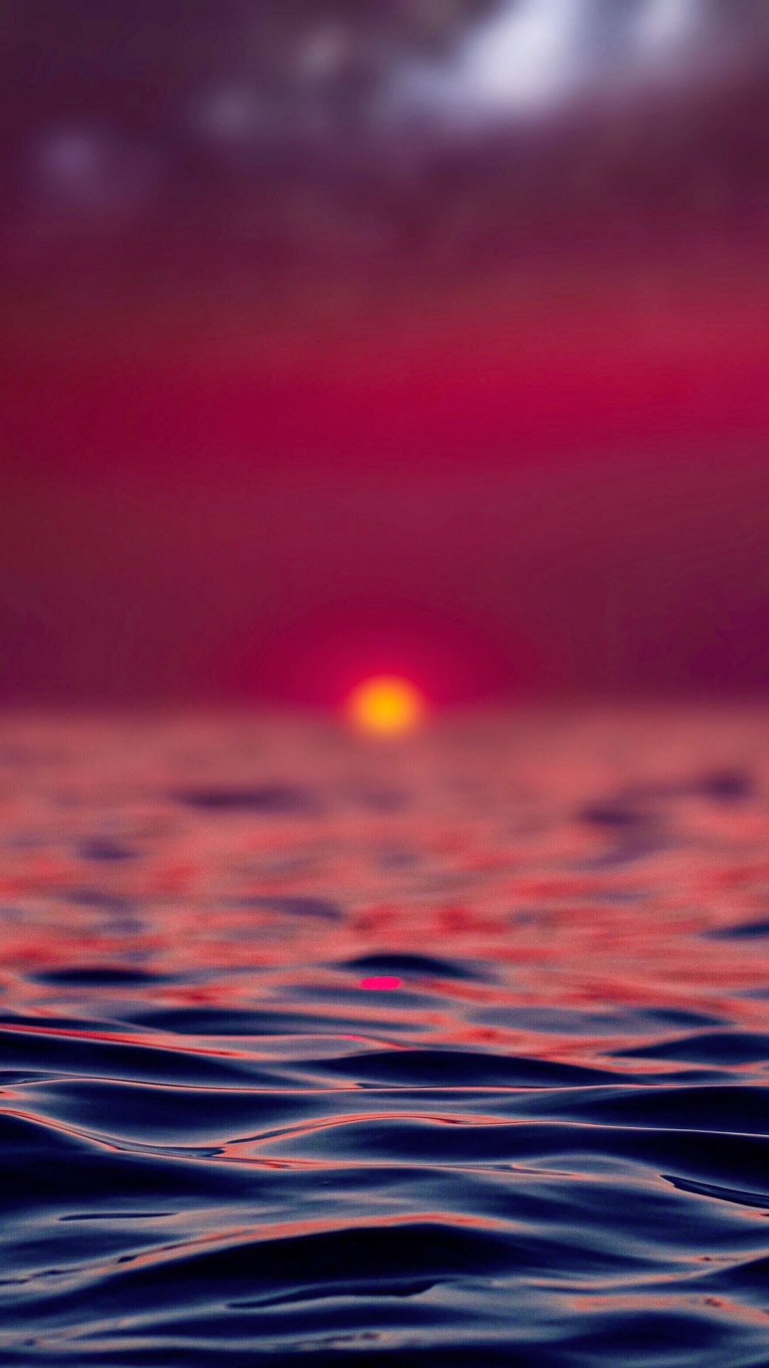 Free download 1080x1920 Portrait blur beautiful sunset seascape