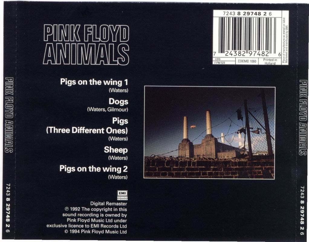 Displaying Image For Pink Floyd Animals