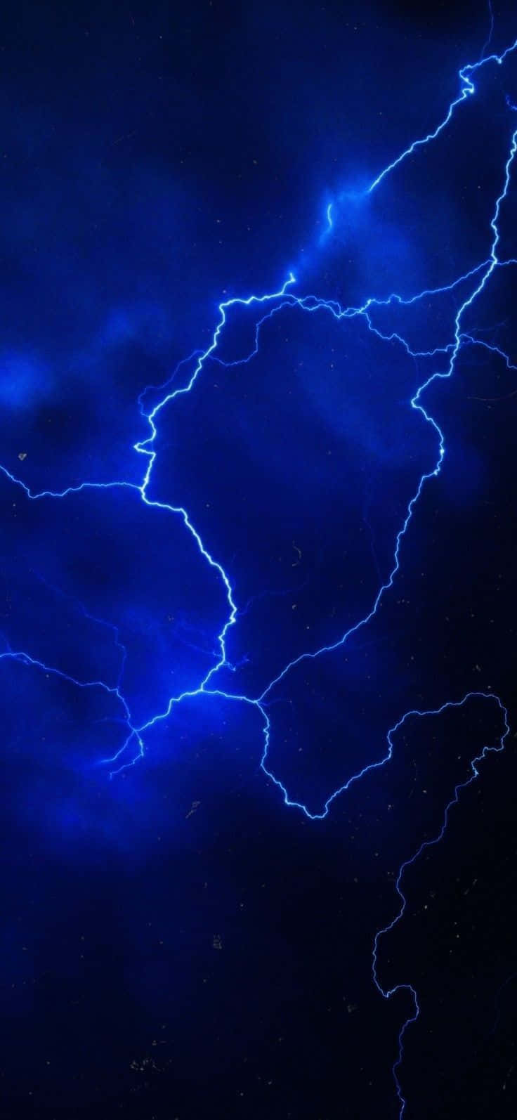 Electric Blue Dark Aesthetic Wallpaper