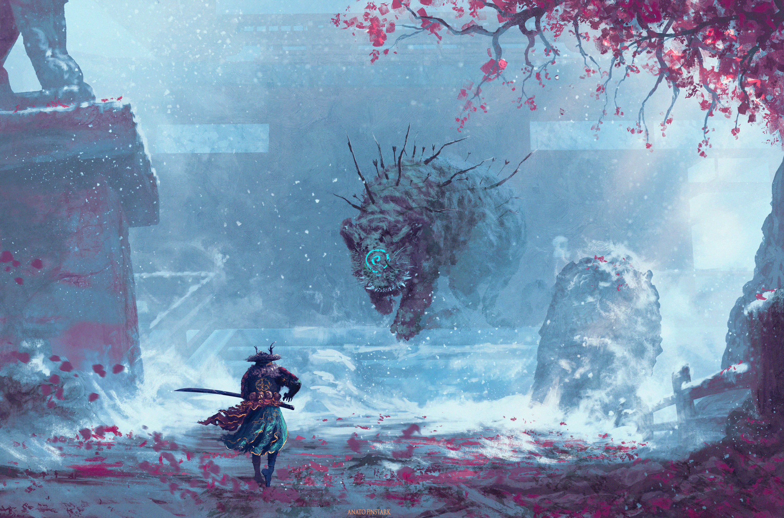 Fantasy Samurai HD Wallpaper And Background