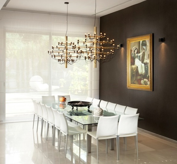 Dining Room Accent Wall Dark Choosing The Ideal Color For
