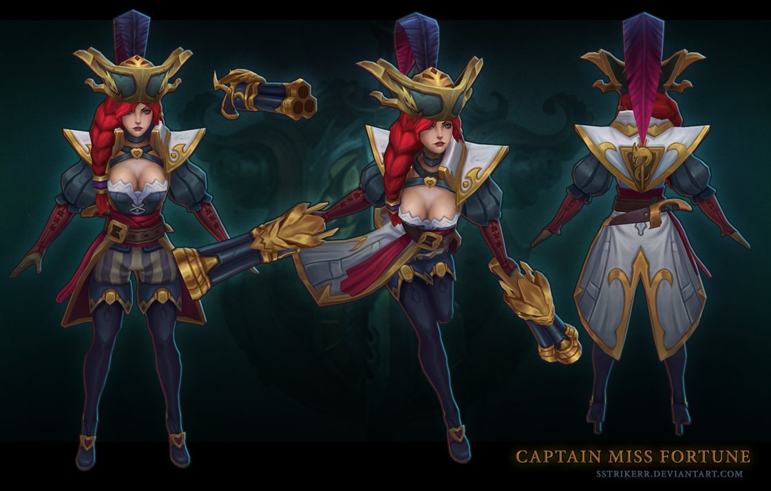 Captain Miss Fortune By Sstrikerr
