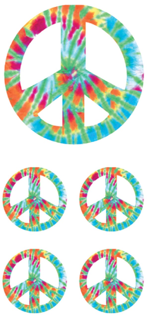 Related Pictures Colorful Peace Sign Background