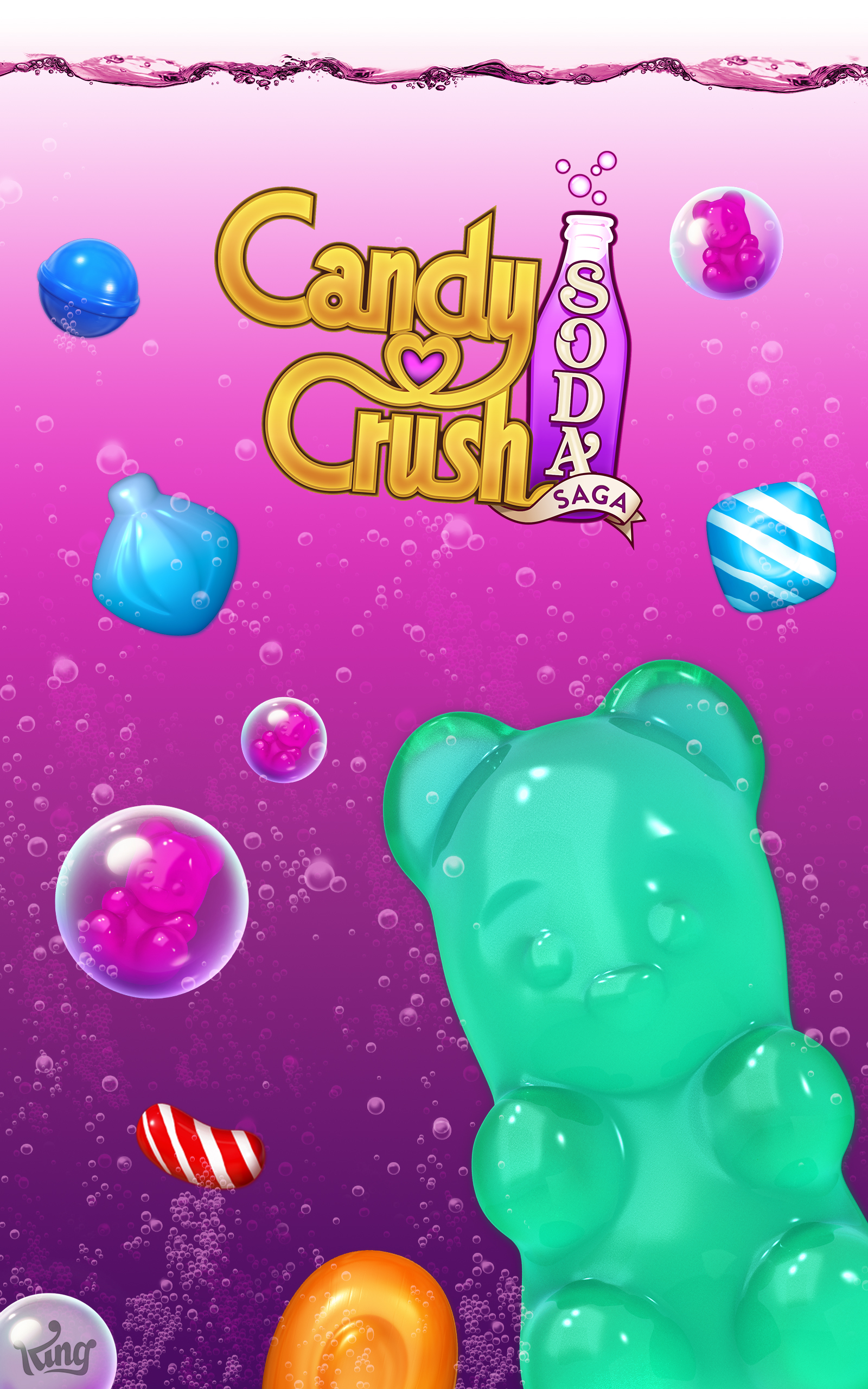 Candy Crush Soda Saga Wallpaper King