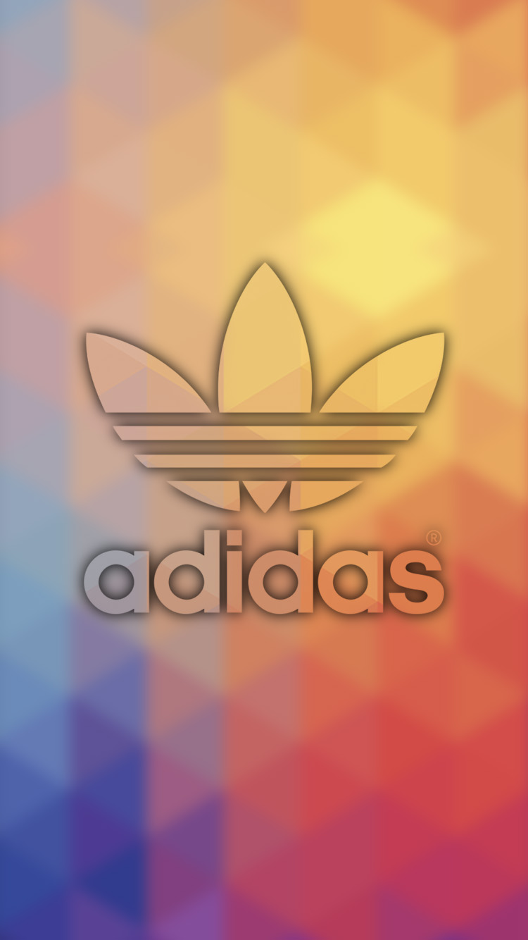 Free download Adidas Lock Screen Logo Wallpaper For Iphone by [750x1334 ...