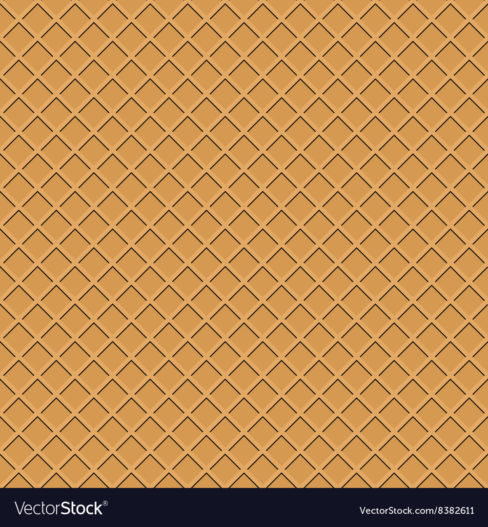 Waffle Seamless Background Royalty Vector Image
