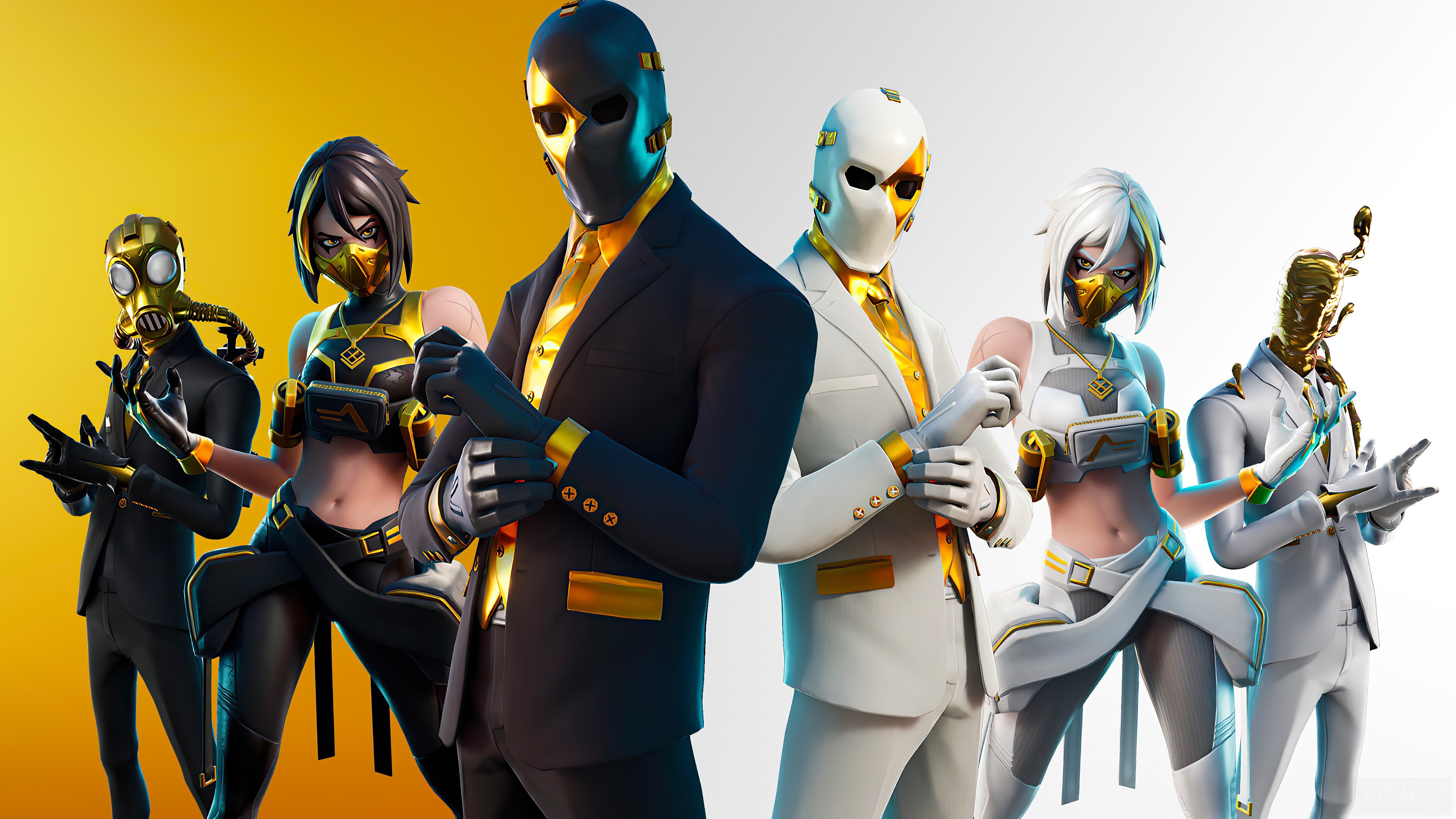 Fortnite Battle Royale Video Game Double Agent Skins Wallpaper