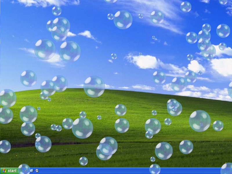 User Res Of Eipc Bubbles 3d Screensaver