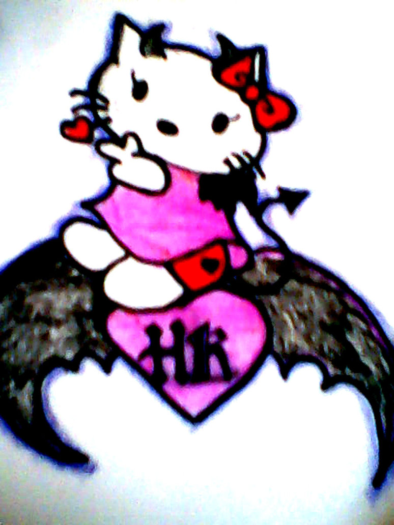 Devil Hello Kitty By Estarz25