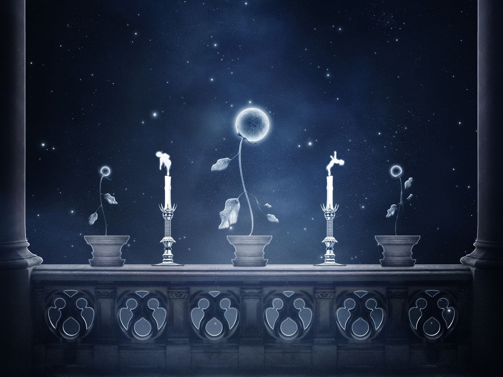 History Of Art With Image Moon Flower