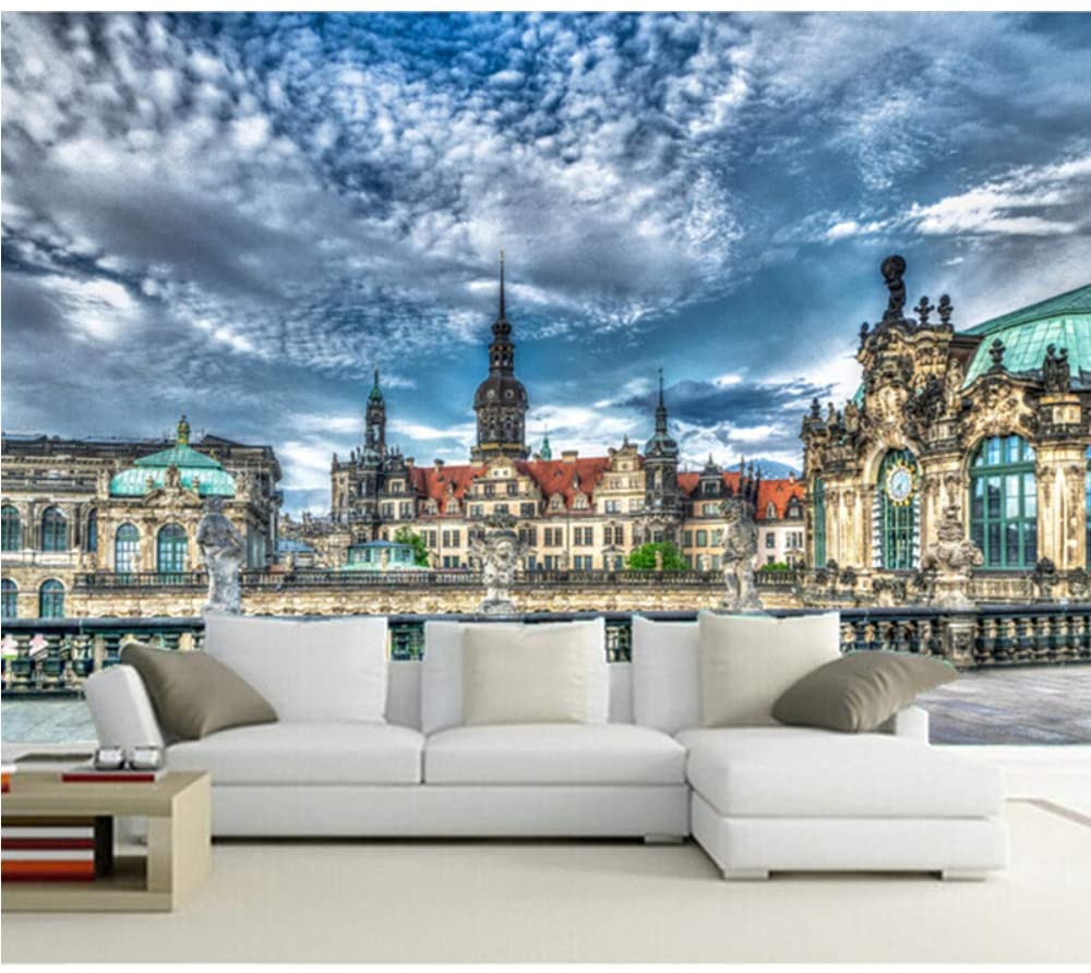 Amazon Pbldb Custom 3d Murals German Sky Cloud City Housing