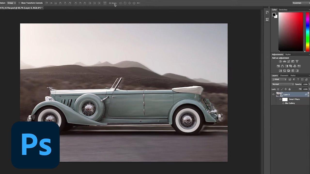 How To Add Realistic Spinning Motion Effects In Photoshop Adobe