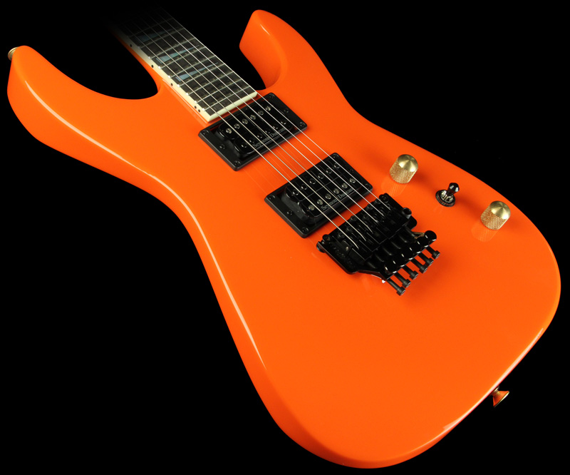 Orange Electric Guitar