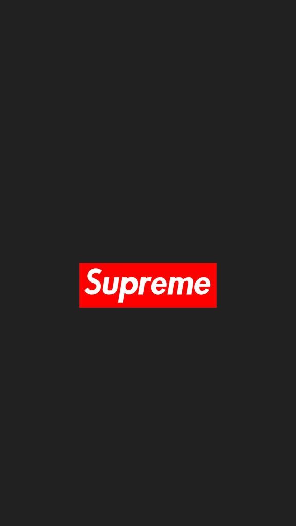 Supreme iPhone Wallpaper On