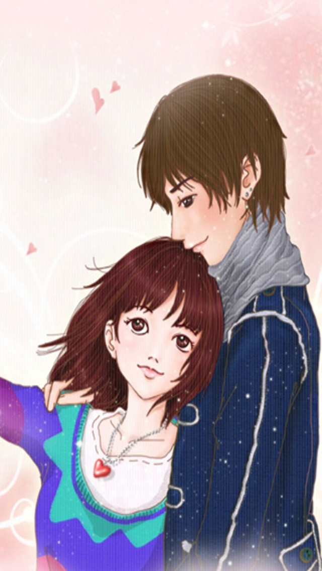 Anime Cute Couple Cartoon