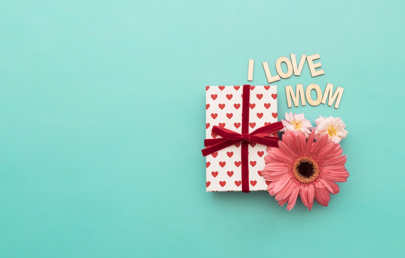 Wallpaper Flower Holiday Gift Love Happy Mom Box